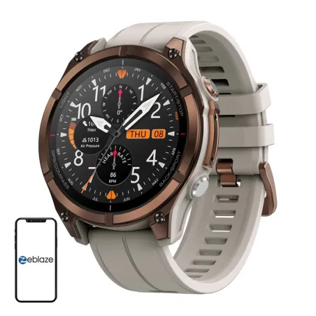 Zeblaze Stratos 4 Pro Smartwatch (Brown)